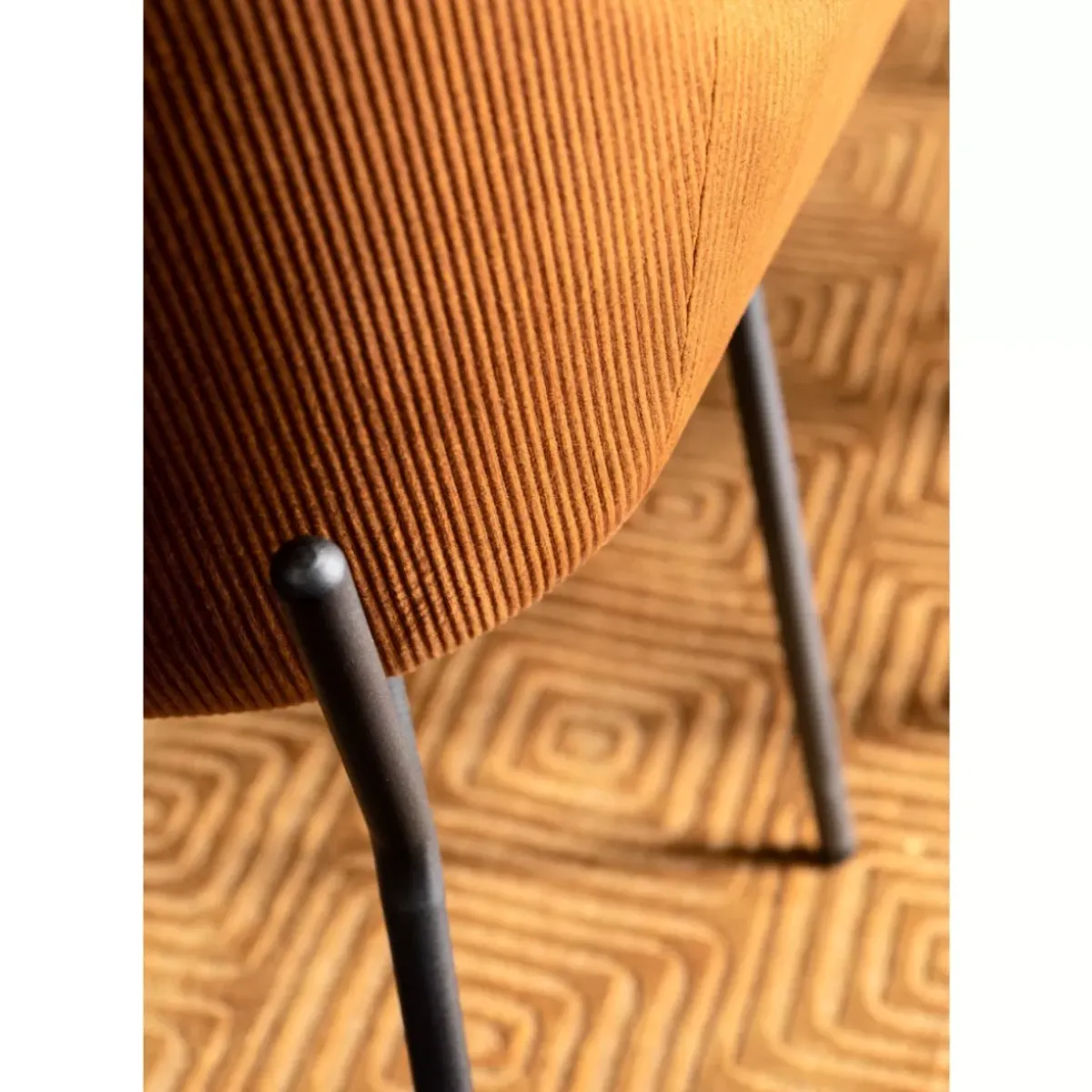 KARE Design Armlehnstuhl Avignon Orange- Stühle