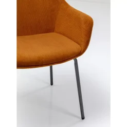 KARE Design Armlehnstuhl Avignon Orange- Stühle