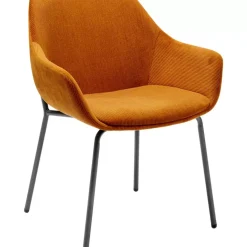 KARE Design Armlehnstuhl Avignon Orange- Stühle