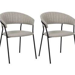 KARE Design Armlehnstuhl Belle Beige (2/Set)- Stühle