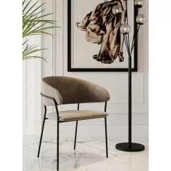 KARE Design Armlehnstuhl Belle Braun (2/Set)- Stühle