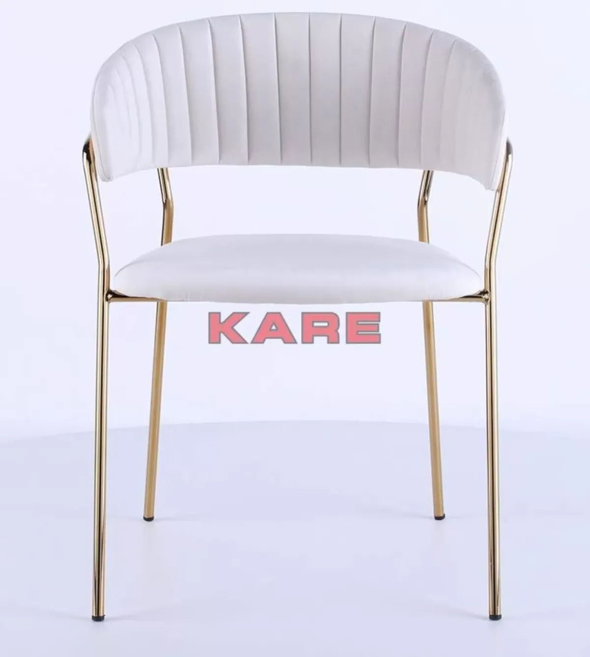 KARE Design Armlehnstuhl Belle Creme (2/Set)- Stühle