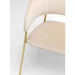 KARE Design Armlehnstuhl Belle Creme (2/Set)- Stühle