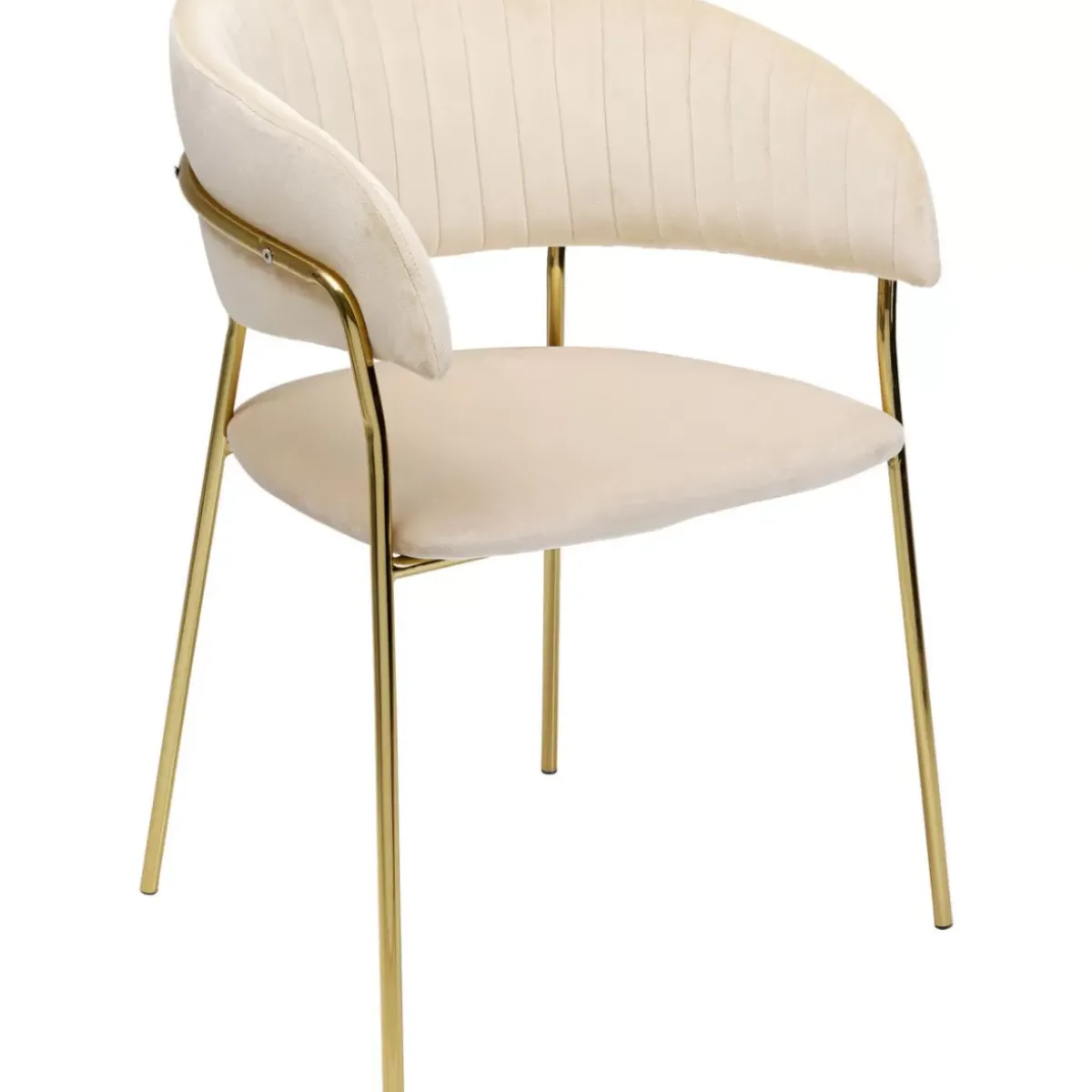 KARE Design Armlehnstuhl Belle Creme (2/Set)- Stühle