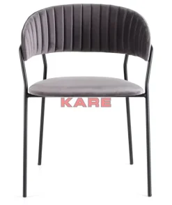 KARE Design Armlehnstuhl Belle Grau (2/Set)- Stühle