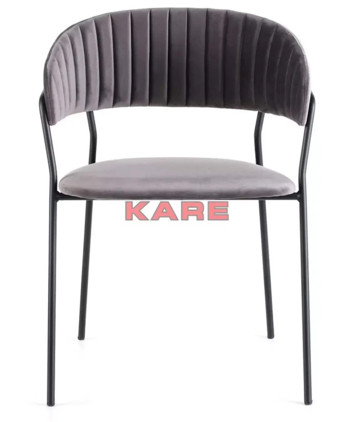 KARE Design Armlehnstuhl Belle Grau (2/Set)- Stühle