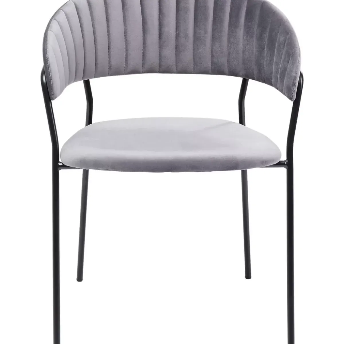 KARE Design Armlehnstuhl Belle Grau (2/Set)- Stühle