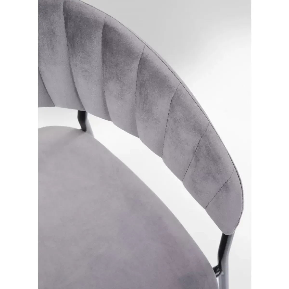 KARE Design Armlehnstuhl Belle Grau (2/Set)- Stühle