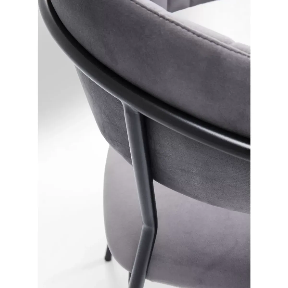 KARE Design Armlehnstuhl Belle Grau (2/Set)- Stühle