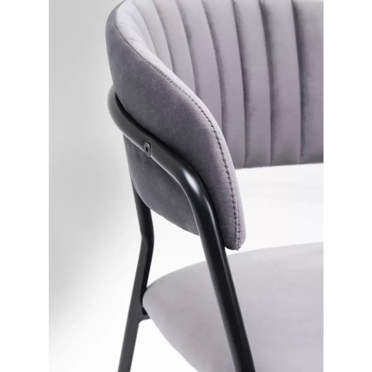 KARE Design Armlehnstuhl Belle Grau (2/Set)- Stühle