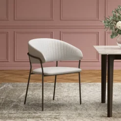 KARE Design Armlehnstuhl Belle Hellgrau (2/Set)- Stühle