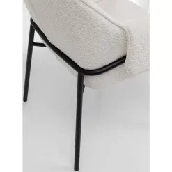 KARE Design Armlehnstuhl Bess Creme- Stühle