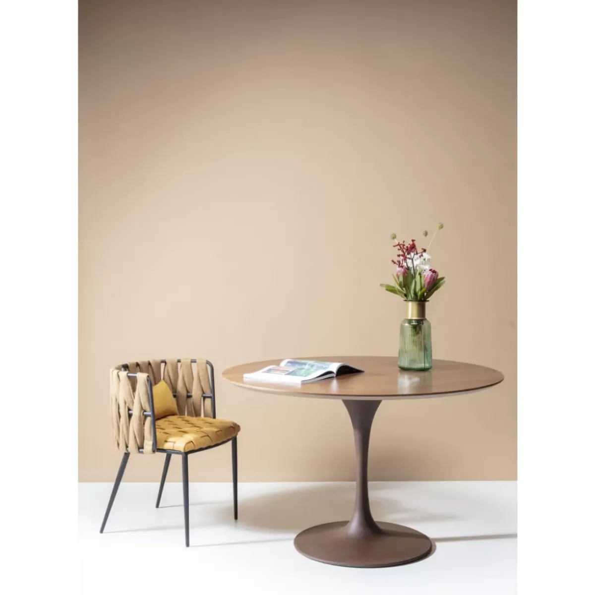 KARE Design Armlehnstuhl Cheerio Gelb Inkl. Kissen- Stühle