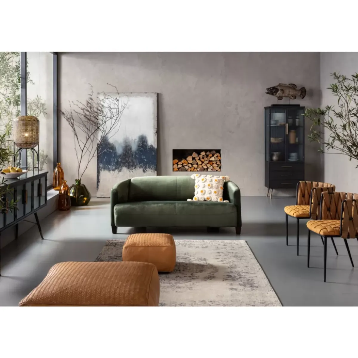 KARE Design Armlehnstuhl Cheerio Gelb Inkl. Kissen- Stühle