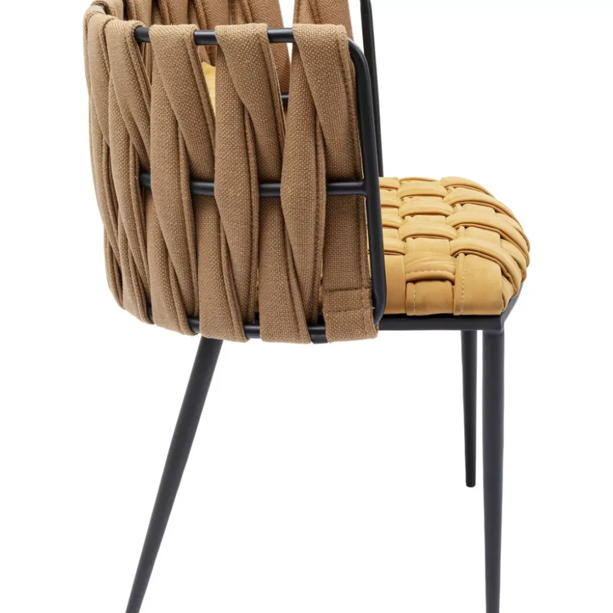 KARE Design Armlehnstuhl Cheerio Gelb Inkl. Kissen- Stühle