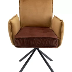 KARE Design Armlehnstuhl Chelsea Braun- Stühle