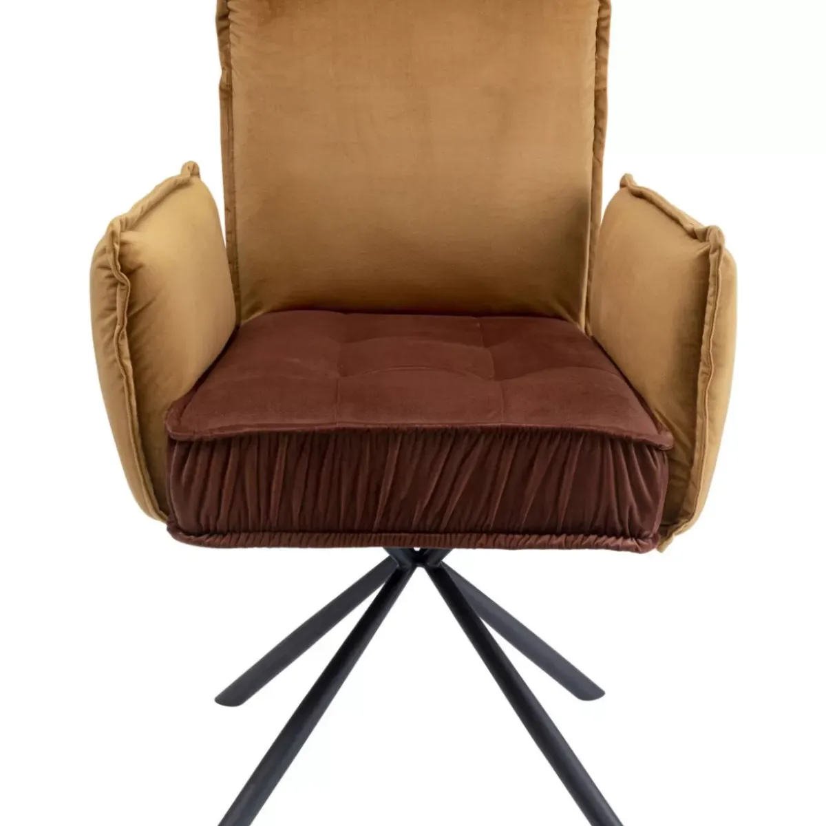 KARE Design Armlehnstuhl Chelsea Braun- Stühle