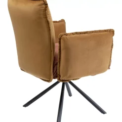 KARE Design Armlehnstuhl Chelsea Braun- Stühle