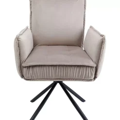 KARE Design Armlehnstuhl Chelsea Grau- Stühle