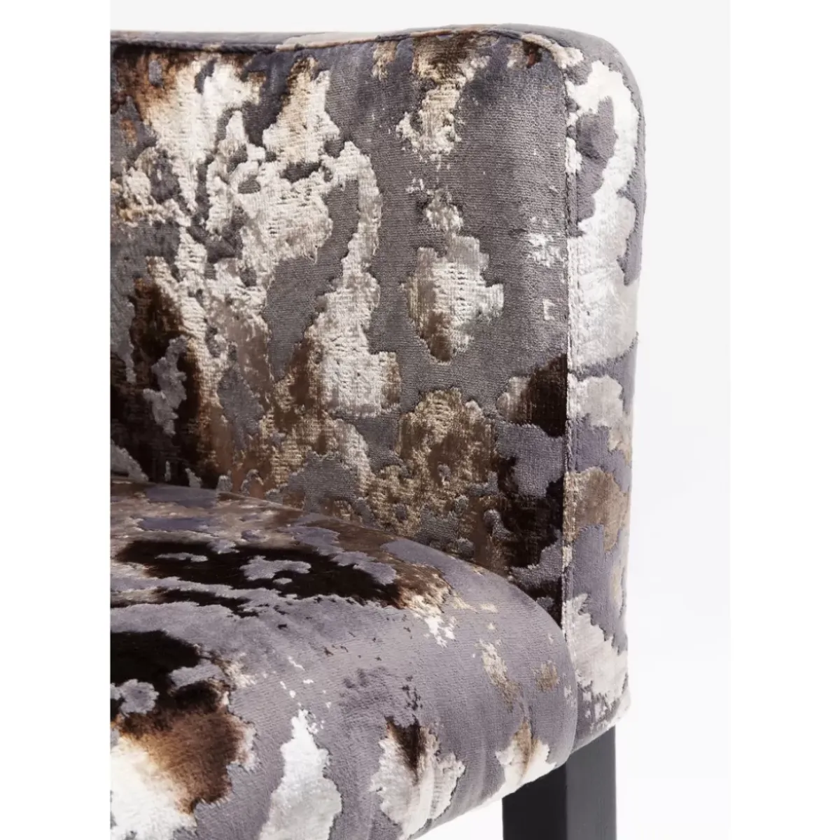 KARE Design Armlehnstuhl Dark Brown Mode Sublime- Stühle