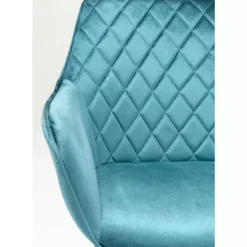 KARE Design Armlehnstuhl Harry Blau- Stühle