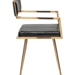 KARE Design Armlehnstuhl Jazz Rosegold- Stühle