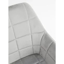 KARE Design Armlehnstuhl Kim Grau- Stühle