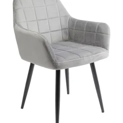 KARE Design Armlehnstuhl Kim Grau- Stühle