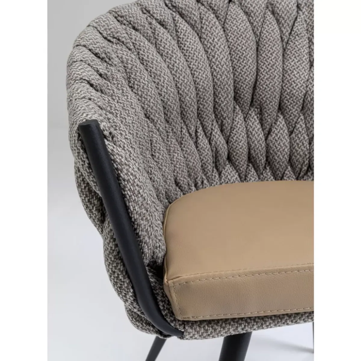 KARE Design Armlehnstuhl Knot Tweed- Stühle