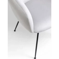 KARE Design Armlehnstuhl Lorena Grau- Stühle