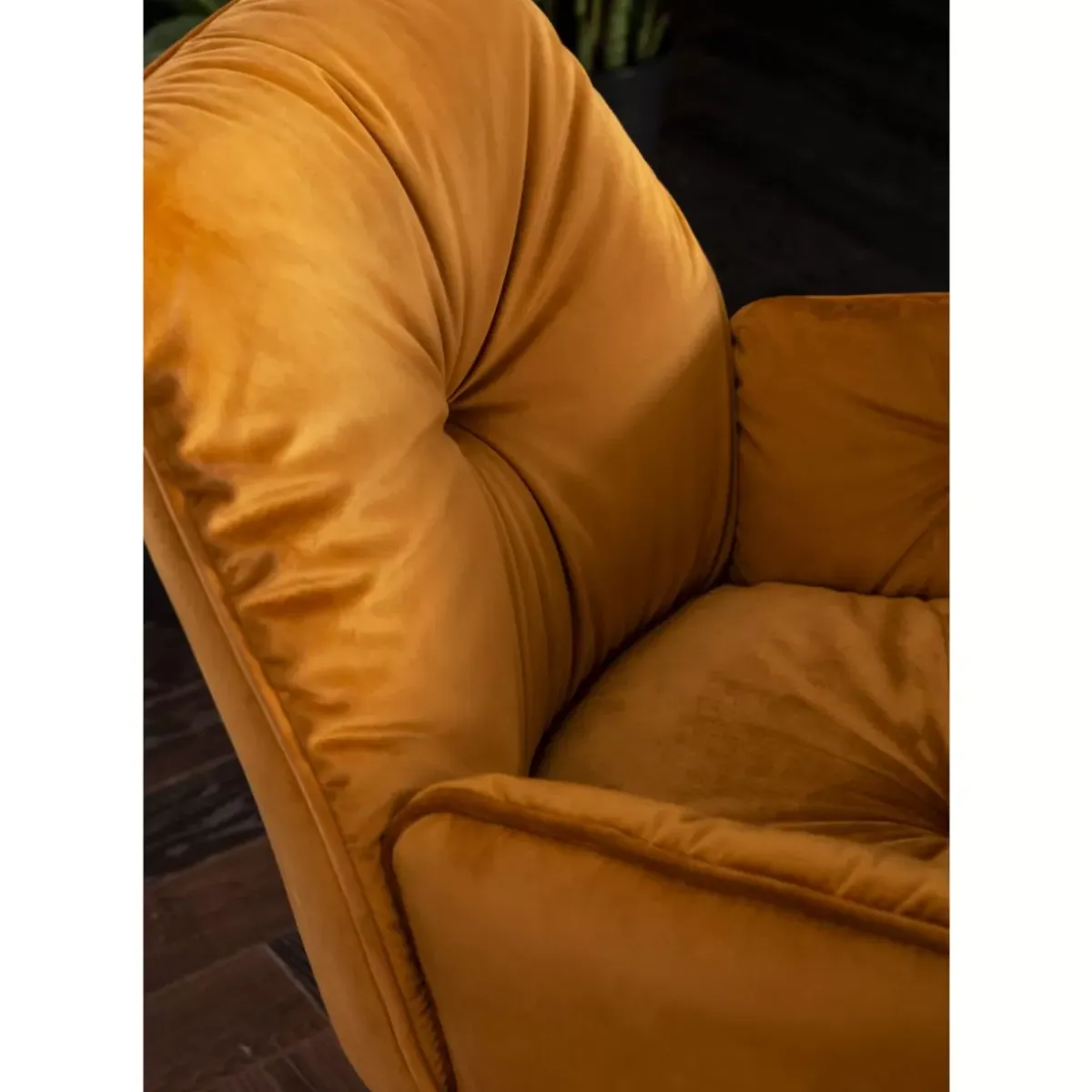 KARE Design Armlehnstuhl Mila Gelb- Stühle