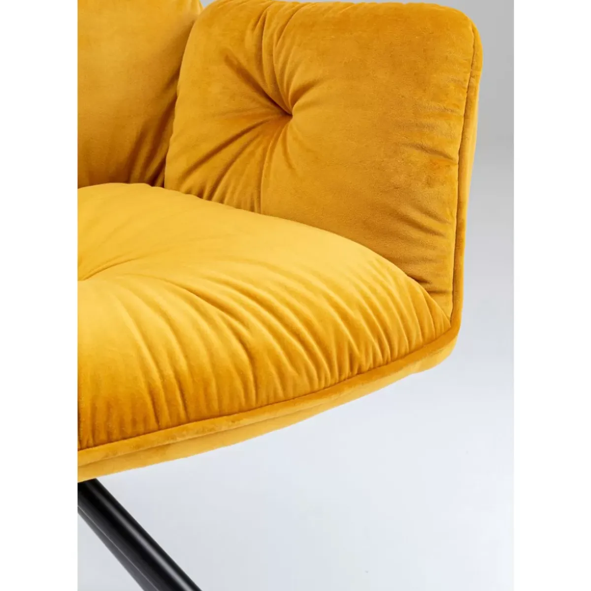 KARE Design Armlehnstuhl Mila Gelb- Stühle