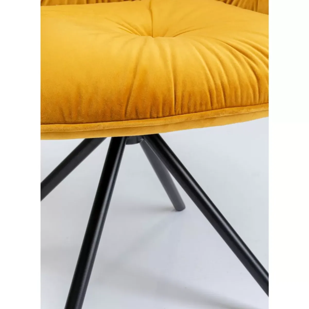 KARE Design Armlehnstuhl Mila Gelb- Stühle