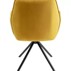 KARE Design Armlehnstuhl Mila Gelb- Stühle