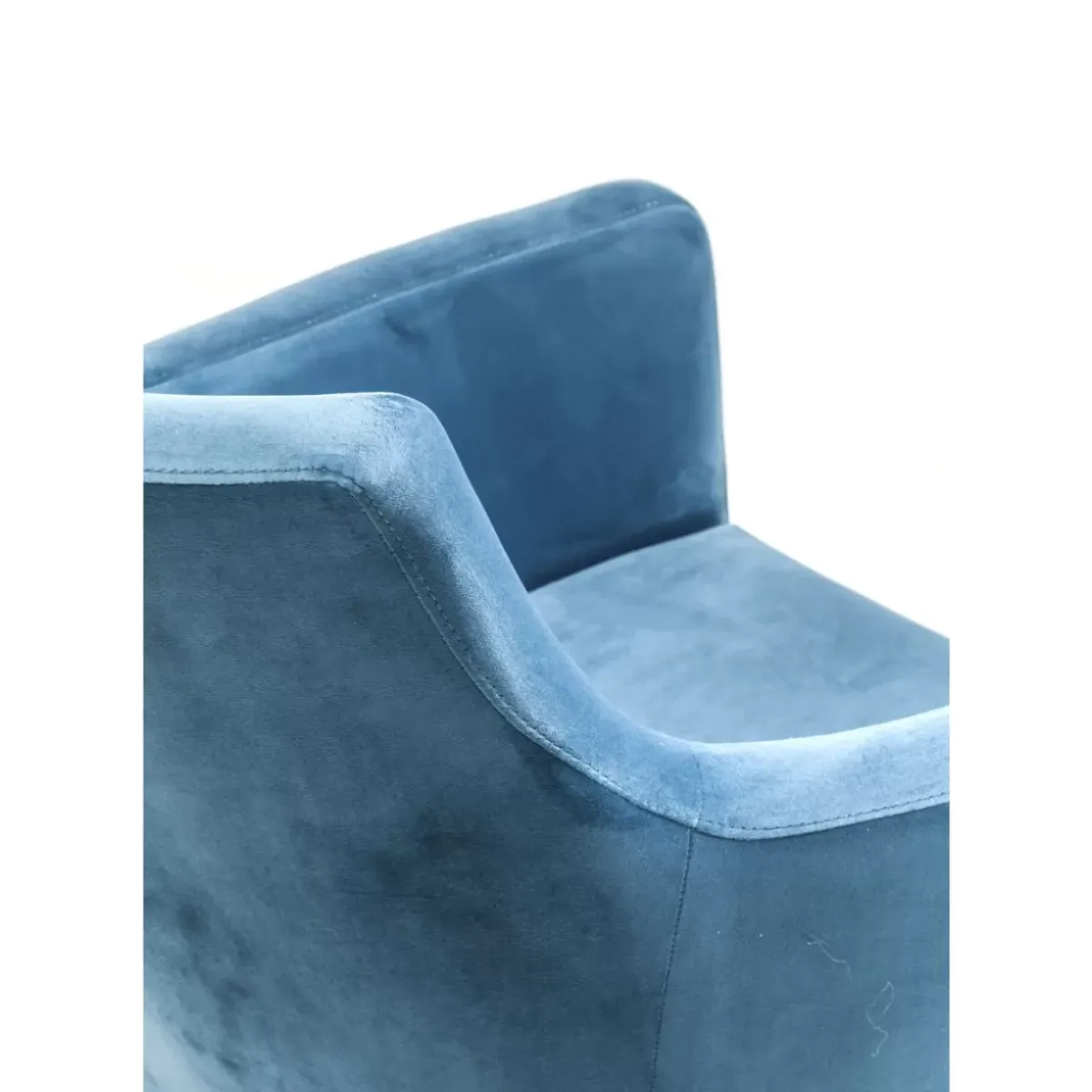 KARE Design Armlehnstuhl Mode Velvet Petrol- Stühle