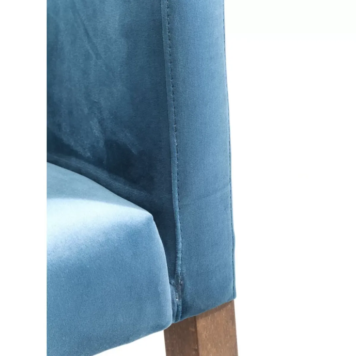KARE Design Armlehnstuhl Mode Velvet Petrol- Stühle