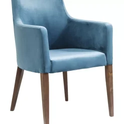 KARE Design Armlehnstuhl Mode Velvet Petrol- Stühle