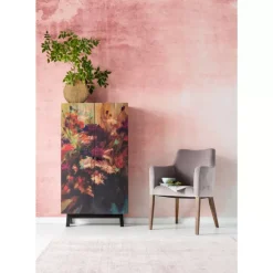 KARE Design Armlehnstuhl Mode Velvet Grau- Stühle