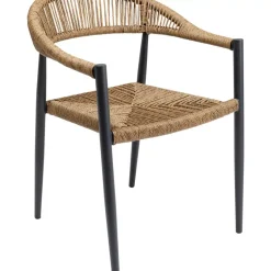 KARE Design Armlehnstuhl Palma Beige- Outdoormöbel