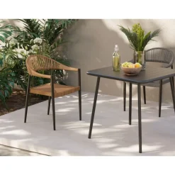 KARE Design Armlehnstuhl Palma Beige- Outdoormöbel