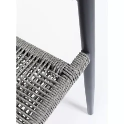 KARE Design Armlehnstuhl Palma Grau- Outdoormöbel