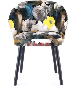 KARE Design Armlehnstuhl Peony Flower Gelb- Stühle