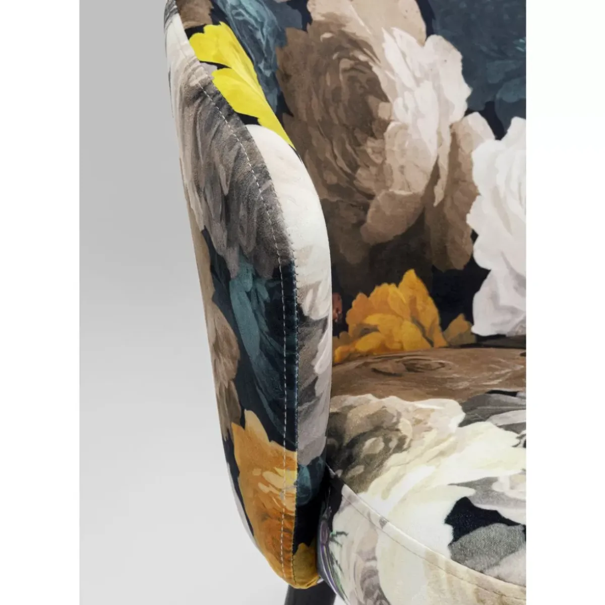 KARE Design Armlehnstuhl Peony Flower Gelb- Stühle