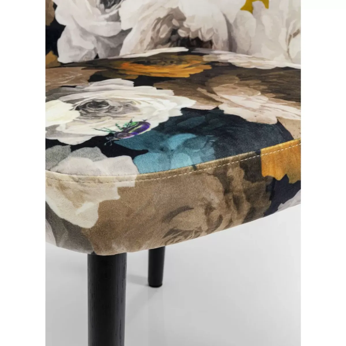 KARE Design Armlehnstuhl Peony Flower Gelb- Stühle