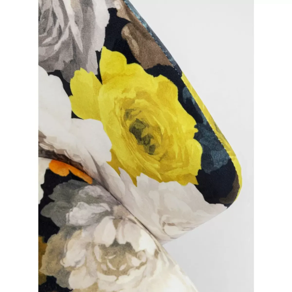 KARE Design Armlehnstuhl Peony Flower Gelb- Stühle