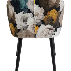 KARE Design Armlehnstuhl Peony Flower Gelb- Stühle
