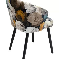 KARE Design Armlehnstuhl Peony Flower Gelb- Stühle