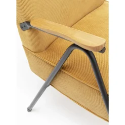 KARE Design Armlehnstuhl Ryan Gelb- Sessel