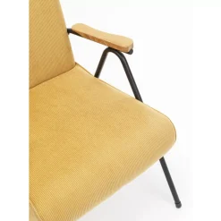 KARE Design Armlehnstuhl Ryan Gelb- Sessel