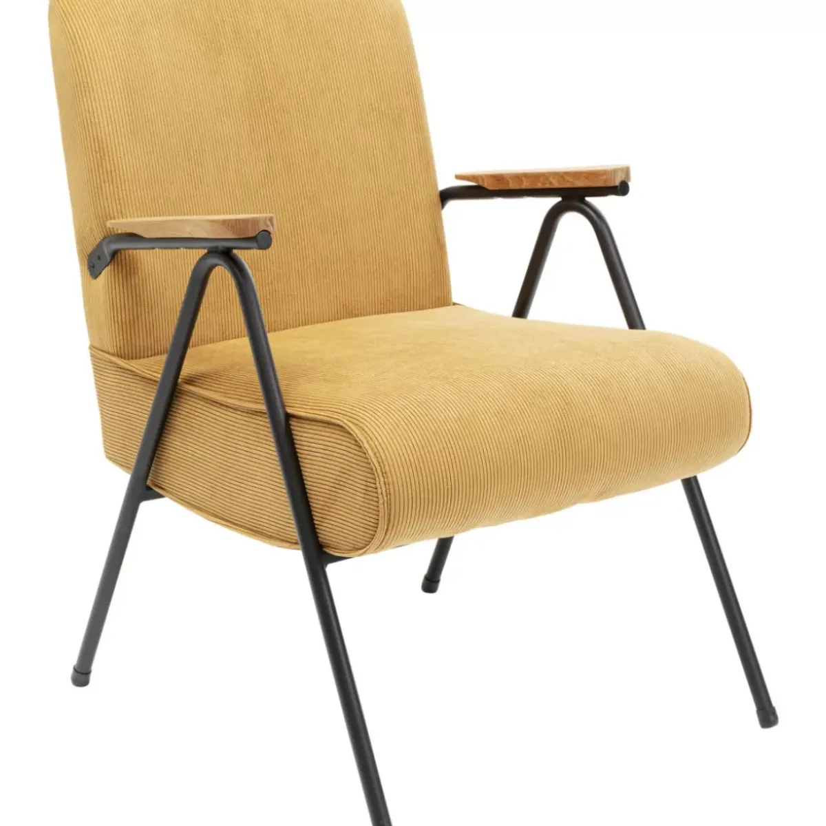 KARE Design Armlehnstuhl Ryan Gelb- Sessel